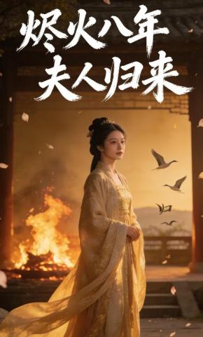 短剧《烬火八年，夫人归来》海报