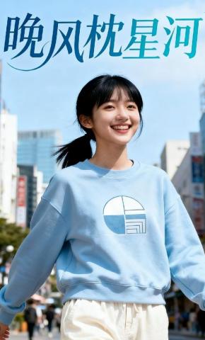 短剧《晚风枕星河》海报