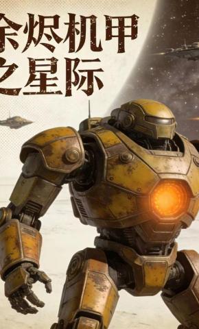 短剧《余烬机甲之星际》海报