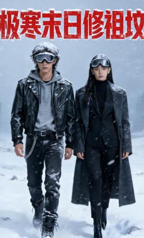 短剧《极寒末日修祖坟》海报