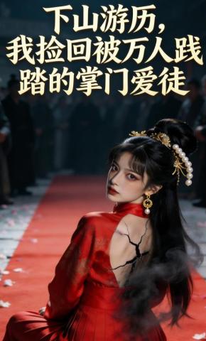 短剧《下山游历，我捡回被万人践踏的掌门爱徒》海报