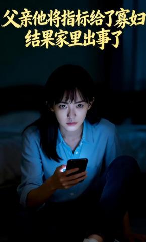 短剧《父亲他将指标给了寡妇，结果家里出事了》海报