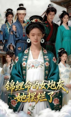 短剧《锦鲤命的女炮灰，她摆烂了》海报