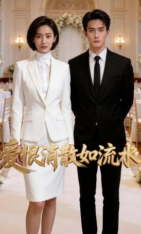 短剧《爱恨消散如流水》海报