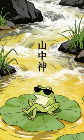 短剧《山中神》海报