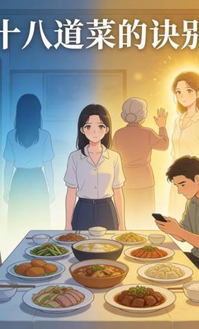 短剧《十八道菜的诀别》海报