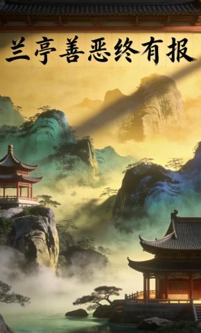 短剧《兰亭善恶终有报》海报