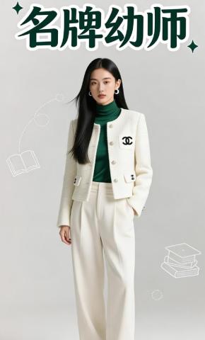 短剧《名牌幼师》海报