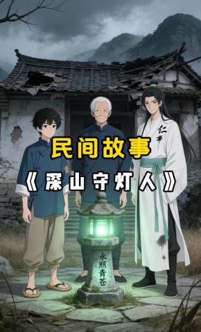 短剧《深山守灯人》海报