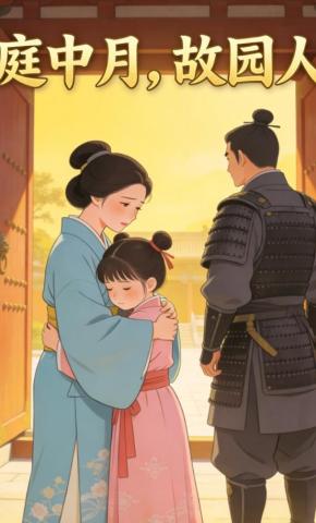 短剧《庭中月，故园人》海报