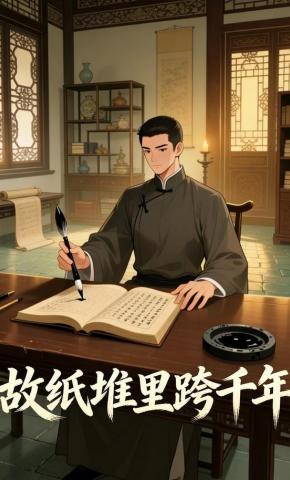 短剧《故纸堆里跨千年》海报