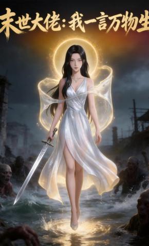 短剧《末世大佬我一言万物生》海报