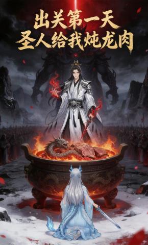短剧《出关第一天圣人给我炖龙肉》海报