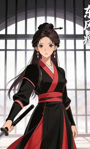 短剧《东风瘦》海报