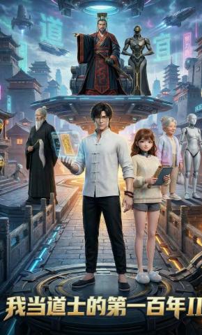 短剧《我当道士的第一百年II》海报