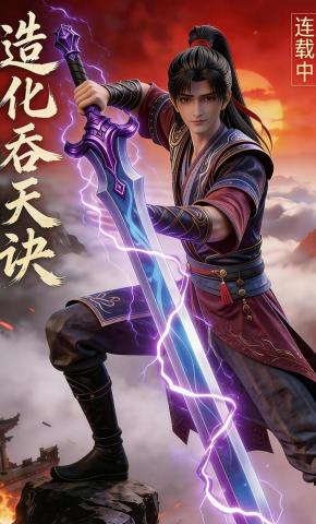 短剧《造化吞天诀》海报