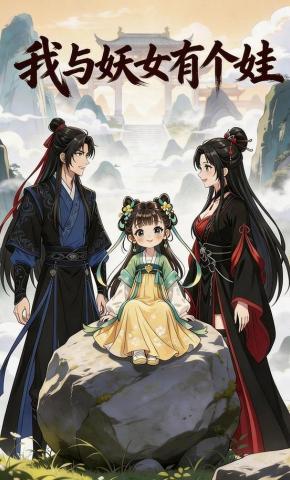 短剧《我与妖女有个娃》海报