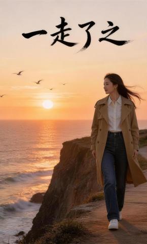短剧《一走了之》海报