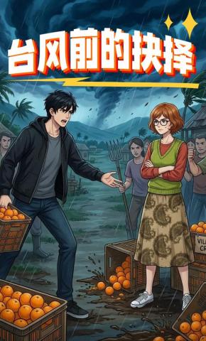 短剧《台风前的抉择》海报