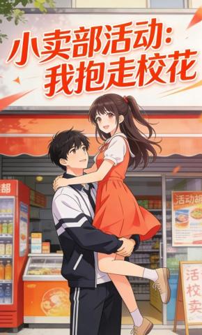 短剧《小卖部活动，我抱走校花》海报