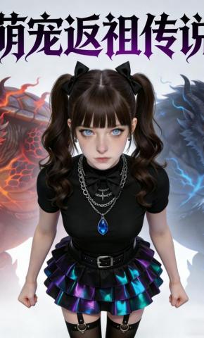 短剧《萌宠返祖传说》海报