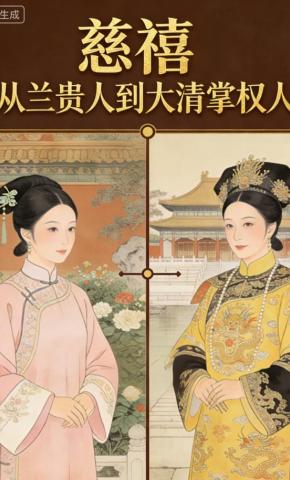 短剧《慈禧从兰贵人到大清掌权人》海报