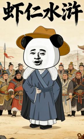 短剧《虾仁水浒》海报