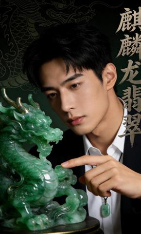 短剧《麒麟龙翡翠》海报