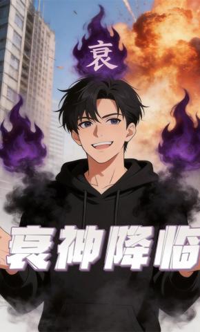 短剧《衰神降临》海报