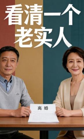 短剧《看清一个老实人》海报