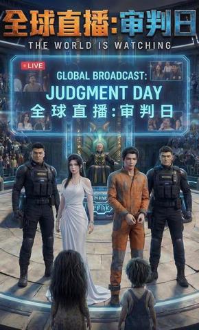 短剧《全球直播：审判日》海报