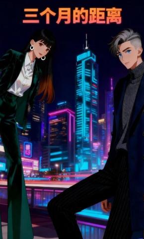 短剧《三个月的距离》海报