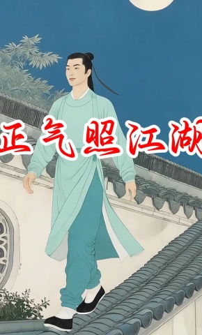 短剧《正气照江湖》海报