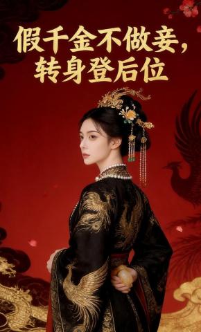 短剧《假千金不做妾，转身登后位》海报