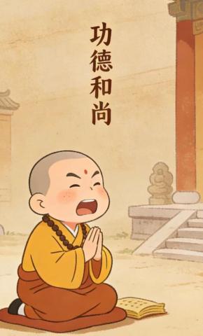 短剧《功德和尚》海报