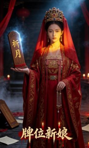 短剧《牌位新娘》海报