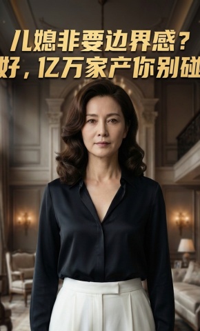 短剧《儿媳非要边界感？好，亿万家产你别碰》海报