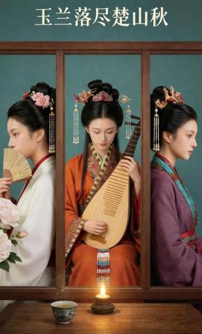 短剧《玉兰落尽楚山秋》海报