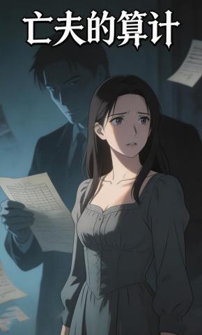 短剧《亡夫的算计》海报