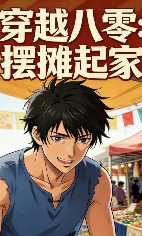 短剧《穿越八零：摆摊起家》海报