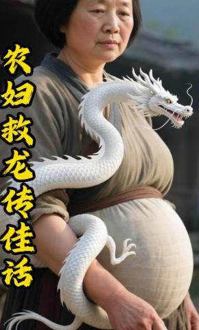 短剧《农妇救龙传佳话》海报