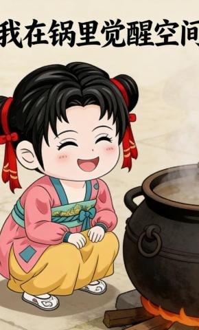 短剧《我在锅里觉醒空间》海报