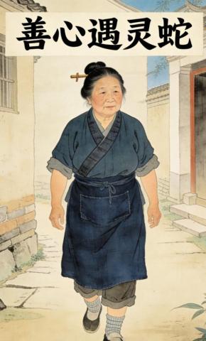 短剧《善心遇灵蛇》海报