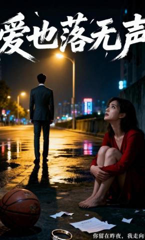 短剧《爱也落无声》海报