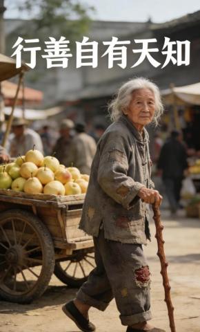 短剧《行善自有天知》海报