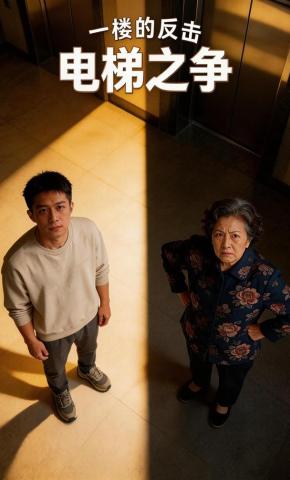短剧《电梯之争：一楼的反击》海报