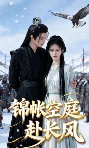 短剧《锦帐空庭赴长风》海报