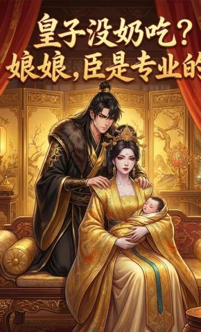 短剧《皇子没奶吃？娘娘，臣是专业的》海报