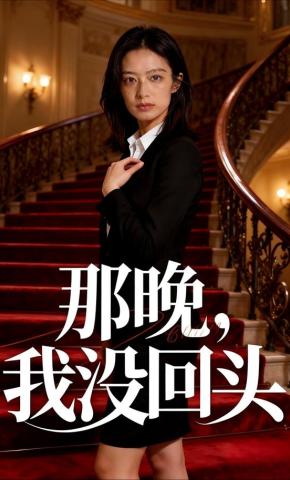 短剧《那晚，我没回头》海报