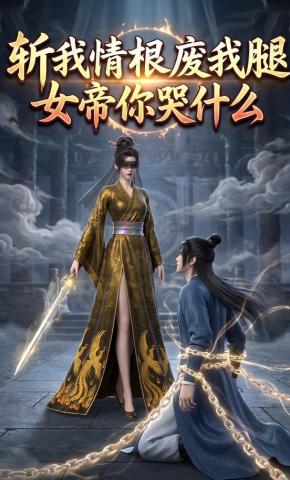 短剧《斩我情根废我腿，女帝你哭什么》海报